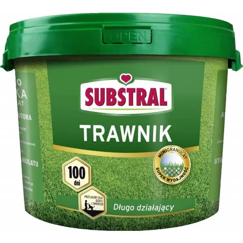SUBSTRAL Nawóz do trawnika „100 dni" długodziałający 15kg