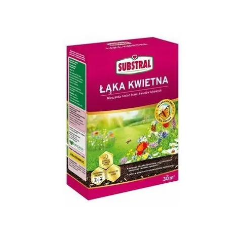 Łąka Kwietna - Mieszanka Traw i Kwiatów – Nasiona – Substral 300 g