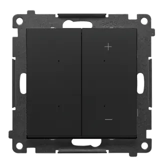 SIMON 55 GO Ściemniacz do pasków LEDowych 12-24V, sterowany smartfonem Wi-Fi - DIMMER W, moduł, czarny mat; TESW1W.01/149