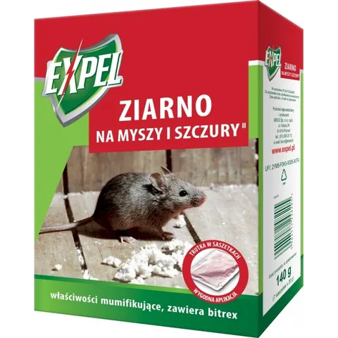 Ziarno na myszy i szczury Bros Expel 140g