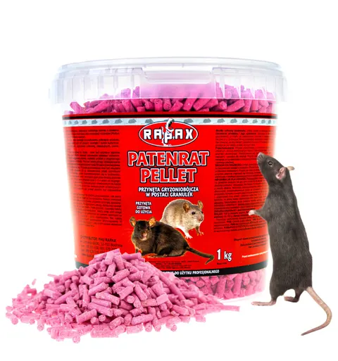 RAPAX Granulat na myszy i szczury Patenrat Pellet 1 kg