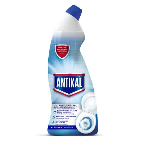 ANTIKAL Żel do mycia toalety ZERO KAMIENIA, 750 ml
