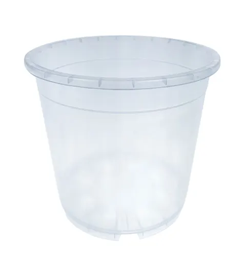 Doniczka produkcyjna 12cm, przezroczysta, storczyk