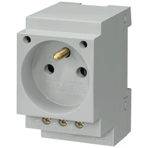 Gniazdo modułowe 2P+Z 16A 230V CEE7 z bolcem; 5TE6803
