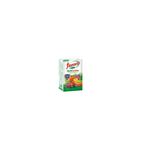 Nawóz uniwersalny Ogród Complex 1kg FLOROVIT zawiera krzem, zdrowe i odporne rośliny, dorodne i smaczne plony