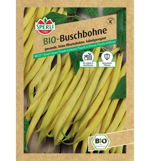 BIO fasola karłowa 'Dior' Nasiona PREMIUM Sperli
