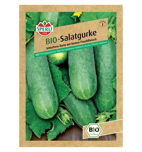 BIO ogórek sałatkowy 'Marketmore' Nasiona PREMIUM Sperli