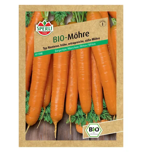 BIO marchew 'Jeanette' Nasiona PREMIUM Sperli