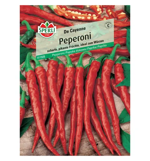 Papryka blokowa 'De Cayenne' Nasiona PREMIUM Sperli