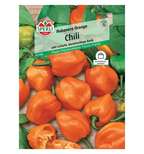Papryka blokowa 'Habanero Orange' Nasiona PREMIUM Sperli