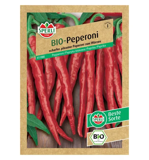 BIO papryka blokowa 'De Cayenne' Nasiona PREMIUM Sperli
