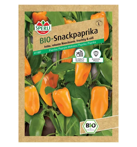 BIO papryka blokowa 'Flynn' Nasiona PREMIUM Sperli