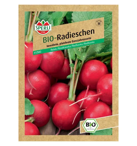BIO rzodkiewka 'Raxe' Nasiona PREMIUM Sperli