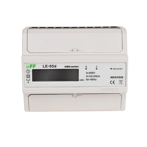 Licznik energii elektrycznej - trójfazowy, pomiar w ukł. Arona LCD, kl.1, 3x230,400V, 3x10(100A)
