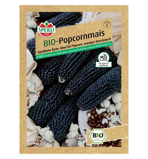 BIO Kukurydza cukrowa 'Negro Cine' Nasiona PREMIUM Sperli