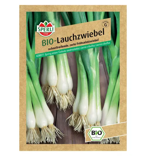 BIO cebula siedmiolatka 'White Lisbon' Nasiona PREMIUM Sperli