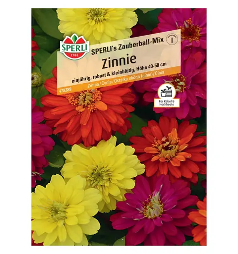 Cynia 'SPERLI's Zauberball-Mix' Nasiona PREMIUM Sperli