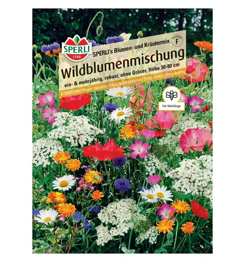 Mieszanka kwiatów 'SPERLI's Blumen- und Kräutermix' Nasiona PREMIUM Sperli