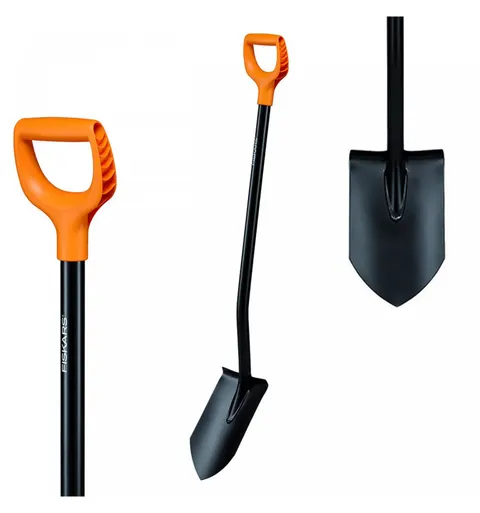 FISKARS Szpadel ostry Solid