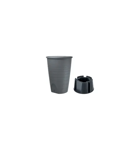 Zbiornik na deszczówkę 260l, smooth gray Set PERUNO Prosperplast - IDPE260S-429U
