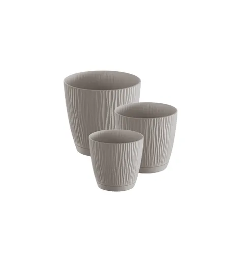 Zestaw doniczek Sandy P DSY190P/DSY240P/DSY290P mocca