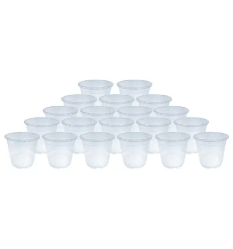 Doniczki Produkcyjne Przezroczyste, storczyk 15cm 20szt.
