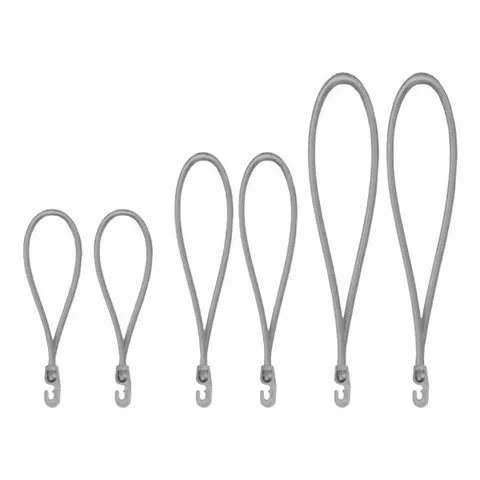Zestaw 6 gum z hakiem PVC BUNGEE CORD HOOK