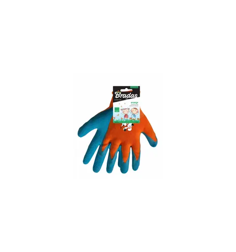Rękawice dziecięce ochronne ORANGE lateks r5