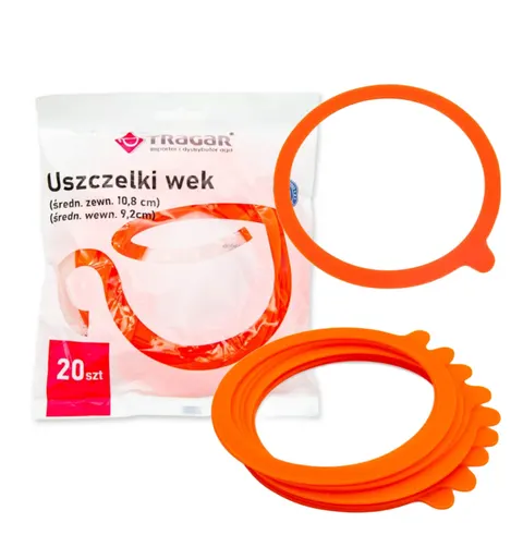 Gumki do wecków Fortuna czerwone 20 sztuk