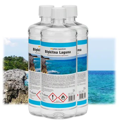 Biopaliwo zapachowe 3 L błękitna laguna do biokominka