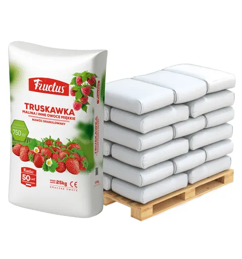 Fructus Nawóz Truskawka 8 x 25 kg PÓŁPALETA 200 kg