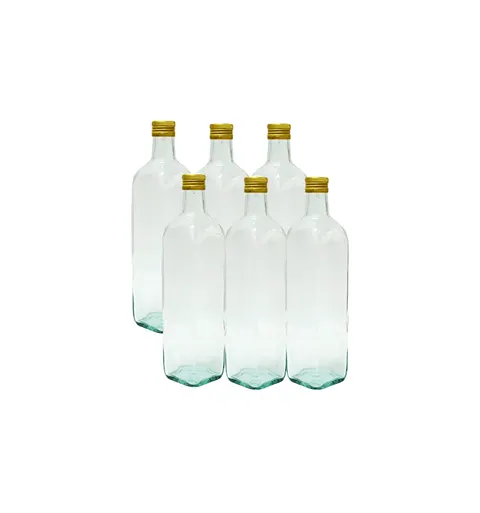 Zestaw Butelka szklana na alkohol Marasca 0,75L 6 szt. Browin