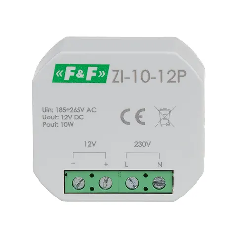 Zasilacz impulsowy do puszki, 12V, 10W