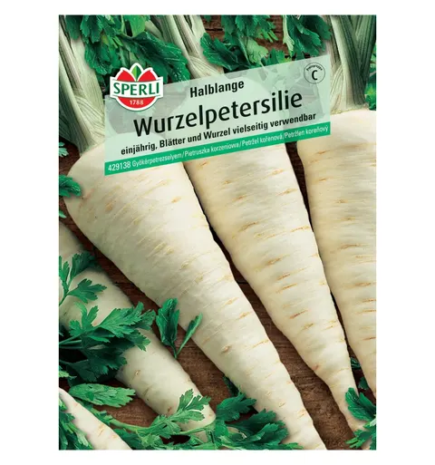 Pietruszka korzeniowa 'Halblange' Nasiona PREMIUM Sperli