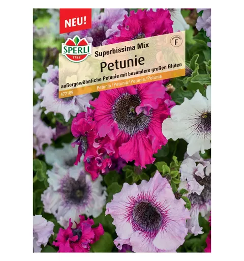 Petunia 'Superbissima Mix' Nasiona PREMIUM Sperli