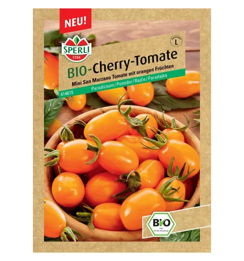 Pomidor typu cherry BIO 'Ormato (BOL-T-4701)' Nasiona PREMIUM Sperli