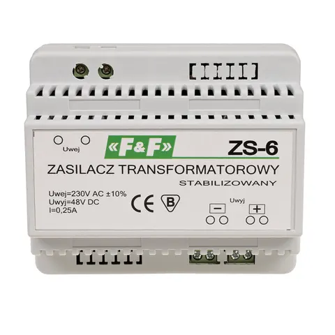 Zasilacz stabilizowany 48V DC 0,25A ZS-6