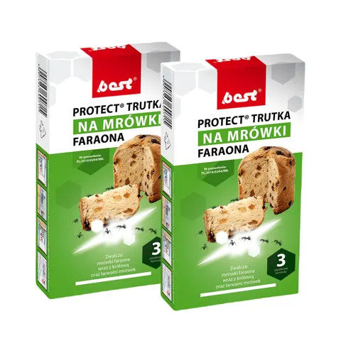 2 x Trutka na mrówki faraona Protect 2,5g BEST