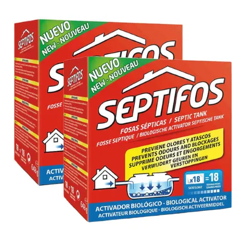 Septifos Aktywator biologiczny do szamba 2 x 18 saszetek/648 g