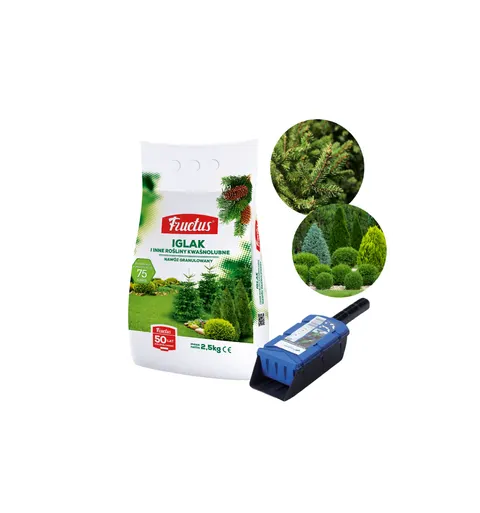 Nawóz Iglak Fructus 2,5 kg + szufelka, dozownik