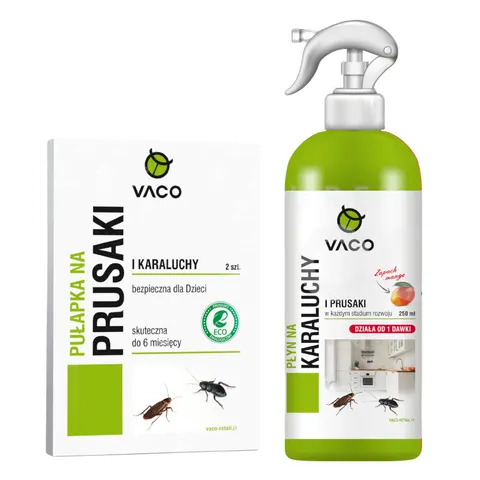 VACO na prusaki i karaluchy - pułapka, płyn