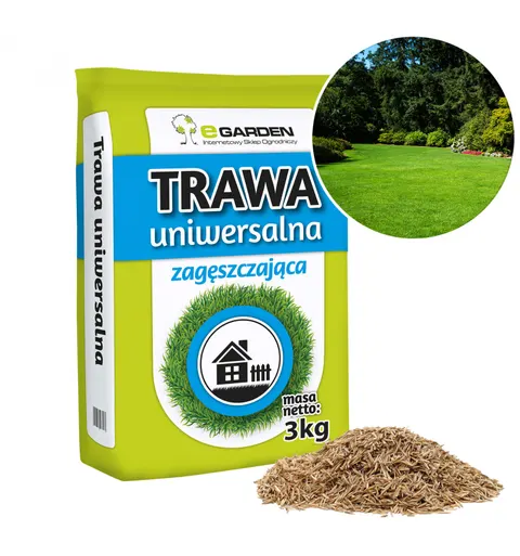 Trawa uniwersalna do ogrodu i na trawnik przydomowy 3 kg