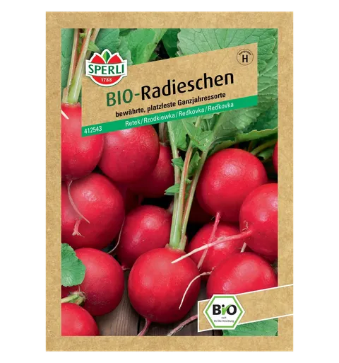 BIO rzodkiewka 'Raxe' Nasiona Sperli
