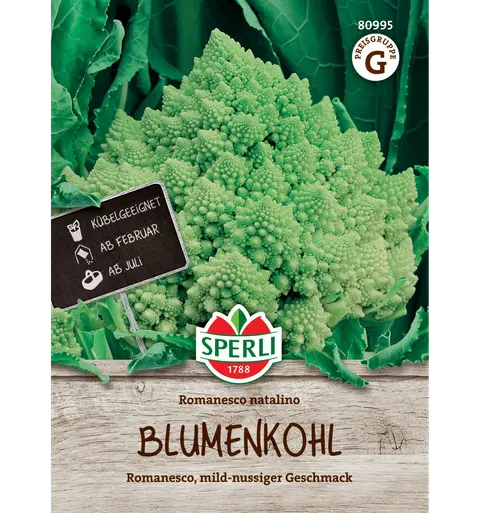 Kalafior 'Romanesco Natalino' nasiona Sperli