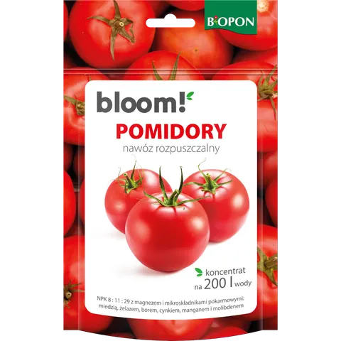 BLOOM! Pomidory - Nawóz Rozpuszczalny 200 g BiOPON