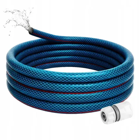 Zestaw Vartco 1/2 30MB Wąż ogrodowy LIGHT BLUE + złączka