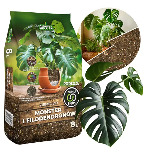 Ziemia BIGOS do monster i filodendronów BIOVITA 8l