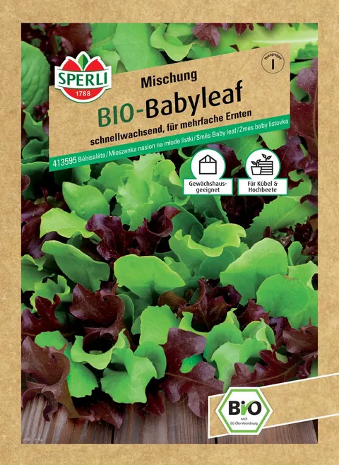 BIO mieszanka nasion na młode listki Nasiona PREMIUM Sperli