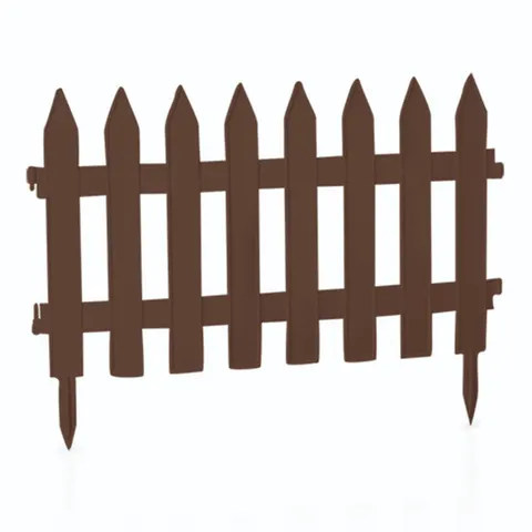 Płotek ogrodowy Classic Garden IPŁSU2 360 x 52 cm brązowy