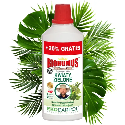 EKODARPOL BIOHUMUS EXTRA Kwiaty zielone 1L + 20% gratis